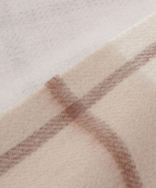 Couture Brooch / クチュールブローチ マフラー・ショール・スヌード・ストール | カシミヤブレンドリバーシブルチェックマフラー | 詳細2