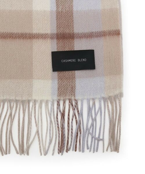 Couture Brooch / クチュールブローチ マフラー・ショール・スヌード・ストール | カシミヤブレンドリバーシブルチェックマフラー | 詳細3