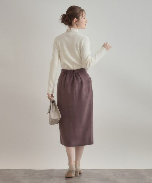 Couture Brooch / クチュールブローチ ニット・セーター | 【多機能・フェミニン】パール調リブニット | 詳細3