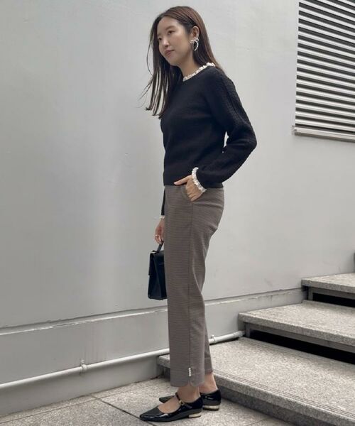 Couture Brooch / クチュールブローチ ニット・セーター | 【大人上品・着映え】ケーブルレース バックリボンニット | 詳細22