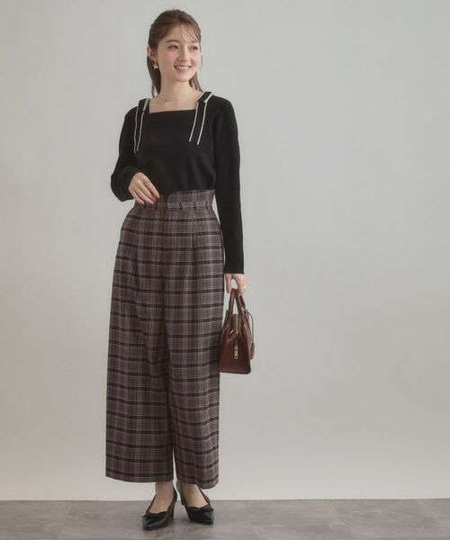 Couture Brooch / クチュールブローチ ニット・セーター | 【着映え・フェミニン・高見え】配色リボン総針ニットトップス | 詳細10