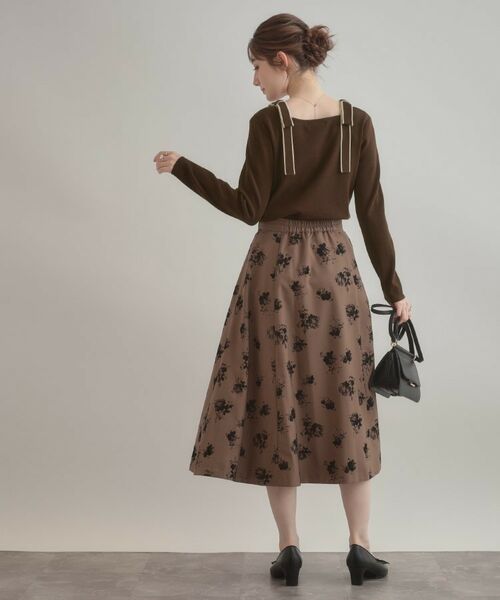 Couture Brooch / クチュールブローチ ニット・セーター | 【着映え・フェミニン・高見え】配色リボン総針ニットトップス | 詳細27