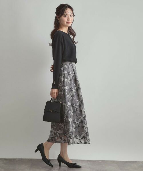 Couture Brooch / クチュールブローチ ニット・セーター | 【大人上品・通勤・前後2WAY】バックパール調ドルマンニット | 詳細19