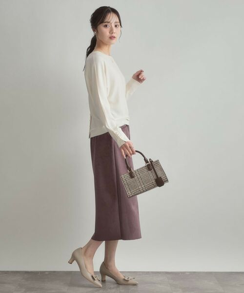 Couture Brooch / クチュールブローチ ニット・セーター | 【大人上品・通勤・前後2WAY】バックパール調ドルマンニット | 詳細2