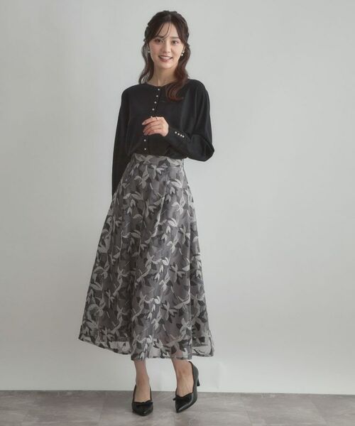 Couture Brooch / クチュールブローチ ニット・セーター | 【大人上品・通勤・前後2WAY】バックパール調ドルマンニット | 詳細24