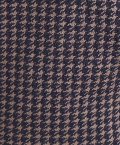 Couture Brooch / クチュールブローチ ニット・セーター | 【クラシカル・大人レディ】千鳥ジャカードパール調タイニットトップス | 詳細24