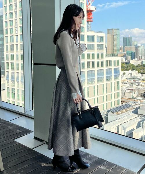 Couture Brooch / クチュールブローチ ニット・セーター | 【着映え・フェミニン・通勤】レース衿カフス付きリブニット | 詳細30