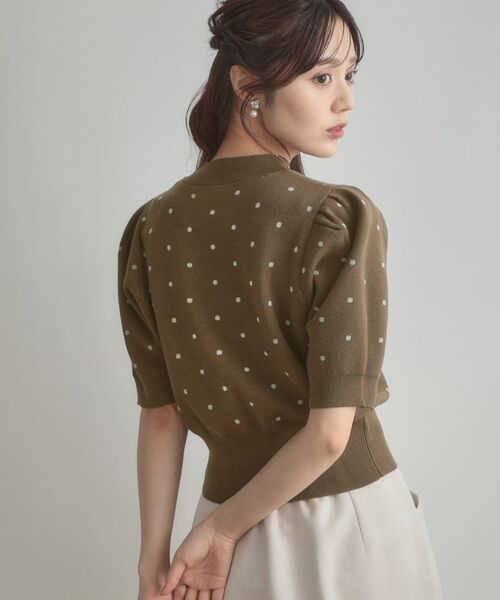 Couture Brooch / クチュールブローチ ニット・セーター | 半袖ドットJQニット | 詳細18