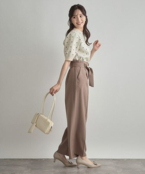 Couture Brooch / クチュールブローチ ニット・セーター | 半袖ドットJQニット | 詳細2