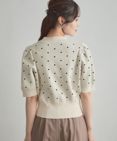 Couture Brooch / クチュールブローチ ニット・セーター | 半袖ドットJQニット | 詳細24