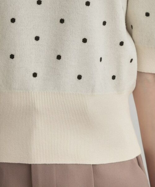 Couture Brooch / クチュールブローチ ニット・セーター | 半袖ドットJQニット | 詳細27