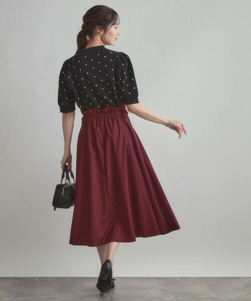 Couture Brooch / クチュールブローチ ニット・セーター | 半袖ドットJQニット | 詳細9