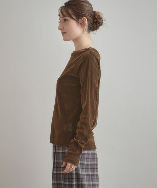 Couture Brooch / クチュールブローチ カットソー | シアーベロアTシャツ | 詳細23