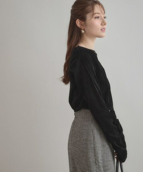 Couture Brooch / クチュールブローチ カットソー | シアーベロアTシャツ | 詳細9