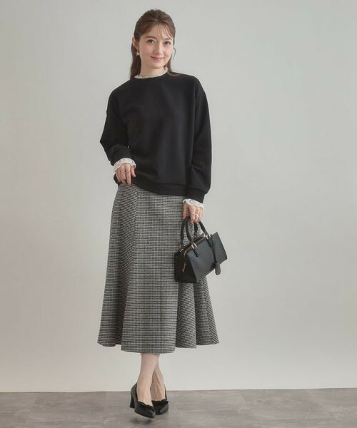 Couture Brooch / クチュールブローチ カットソー | 【大人可愛い・きれいめ】フリルデザインダンボールプルオーバー | 詳細11