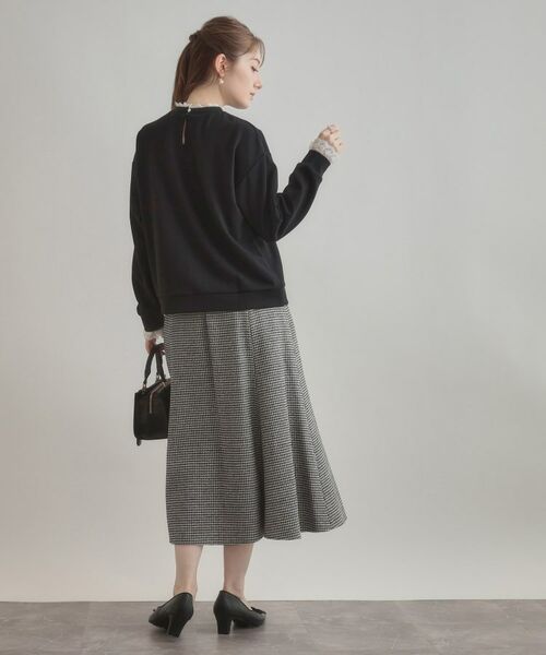 Couture Brooch / クチュールブローチ カットソー | 【大人可愛い・きれいめ】フリルデザインダンボールプルオーバー | 詳細13