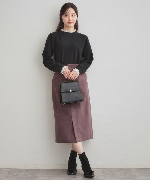 Couture Brooch / クチュールブローチ カットソー | 【大人可愛い・きれいめ】フリルデザインダンボールプルオーバー | 詳細17