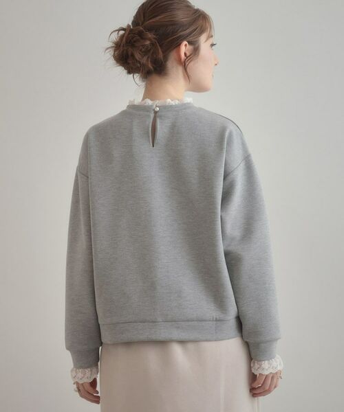 Couture Brooch / クチュールブローチ カットソー | 【大人可愛い・きれいめ】フリルデザインダンボールプルオーバー | 詳細27