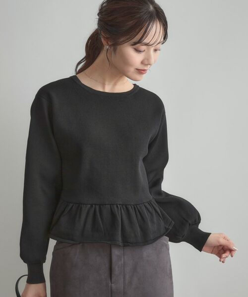 Couture Brooch / クチュールブローチ カーディガン・ボレロ | 2WAYペプラムカーディガン | 詳細13