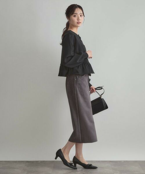 Couture Brooch / クチュールブローチ カーディガン・ボレロ | 2WAYペプラムカーディガン | 詳細16