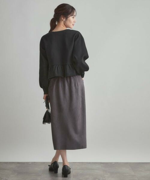 Couture Brooch / クチュールブローチ カーディガン・ボレロ | 2WAYペプラムカーディガン | 詳細17