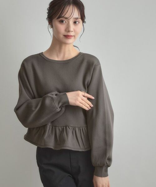 Couture Brooch / クチュールブローチ カーディガン・ボレロ | 2WAYペプラムカーディガン | 詳細4