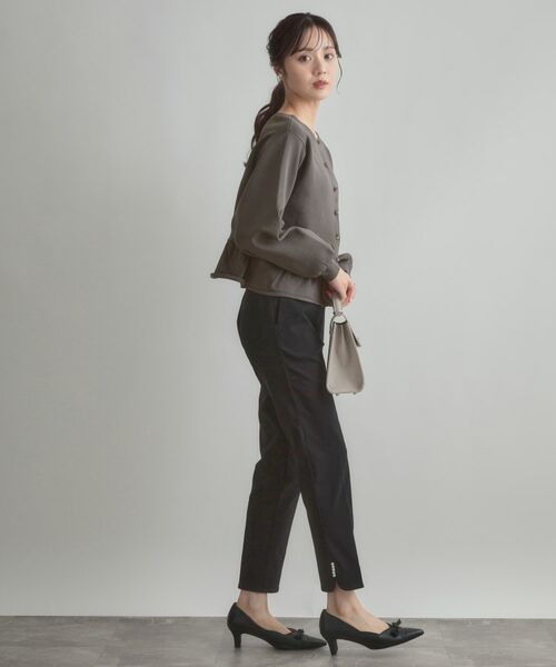 Couture Brooch / クチュールブローチ カーディガン・ボレロ | 2WAYペプラムカーディガン | 詳細7