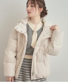 新品未使用couture broochフロントリボンダウンコートベージュ38 M 新品未使用couture broochフロントリボンダウンコートベージュ38 M