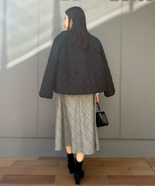 Couture Brooch / クチュールブローチ レザーブルゾン・ジャケット | 【撥水・大人可愛い】リボンキルティングジャケット | 詳細28