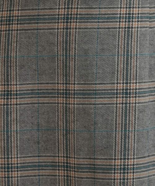 Couture Brooch / クチュールブローチ ロング・マキシ丈ワンピース | 【美シルエット・大人可愛い・通勤】TRチェックジャンスカ | 詳細25