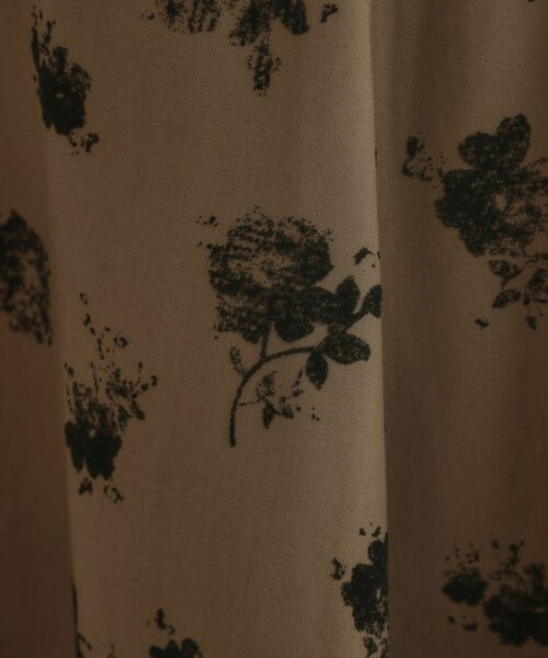 Couture Brooch / クチュールブローチ スカート | 【美シルエット・通勤】フロッキーフラワープリントスカート | 詳細26