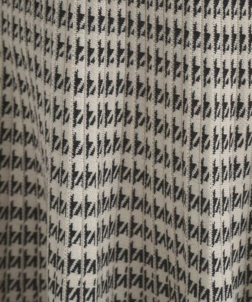 Couture Brooch / クチュールブローチ ロング・マキシ丈スカート | 【クラシカル・大人上品】千鳥ジャカードニットプリーツスカート | 詳細22