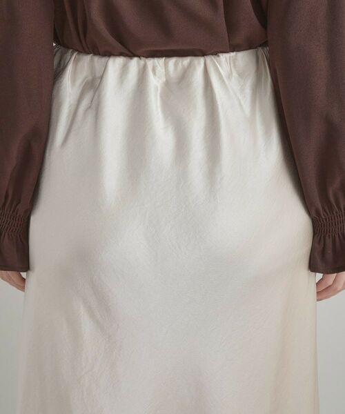 Couture Brooch / クチュールブローチ ロング・マキシ丈スカート | シルキーヘビーサテンスカート | 詳細20