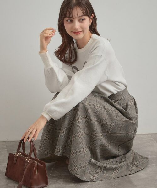 Couture Brooch / クチュールブローチ ロング・マキシ丈スカート | 【通勤・大人可愛い】TRチェックスカート | 詳細17