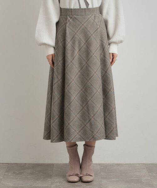Couture Brooch / クチュールブローチ ロング・マキシ丈スカート | 【通勤・大人可愛い】TRチェックスカート | 詳細25