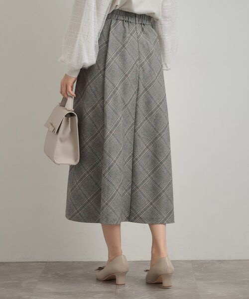 Couture Brooch / クチュールブローチ ロング・マキシ丈スカート | 【通勤・大人可愛い】TRチェックスカート | 詳細6