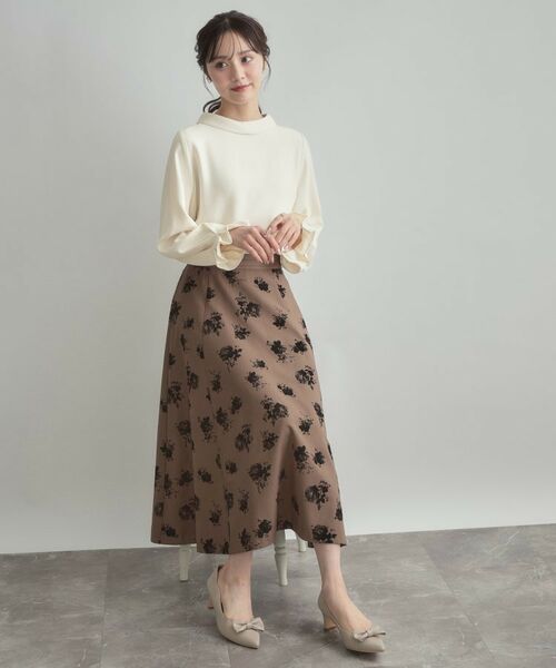 Couture Brooch / クチュールブローチ シャツ・ブラウス | 【大人可愛い・通勤】ロールカラーバックリボンブラウス | 詳細1