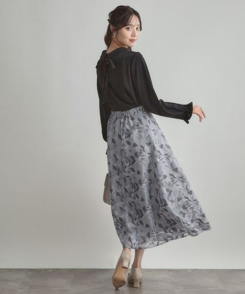 Couture Brooch / クチュールブローチ シャツ・ブラウス | 【大人可愛い・通勤】ロールカラーバックリボンブラウス | 詳細13