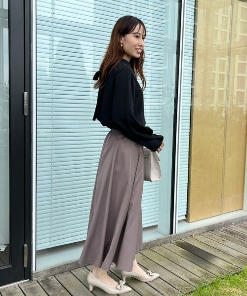 Couture Brooch / クチュールブローチ シャツ・ブラウス | 【大人可愛い・通勤】ロールカラーバックリボンブラウス | 詳細18