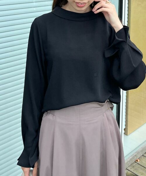 Couture Brooch / クチュールブローチ シャツ・ブラウス | 【大人可愛い・通勤】ロールカラーバックリボンブラウス | 詳細19