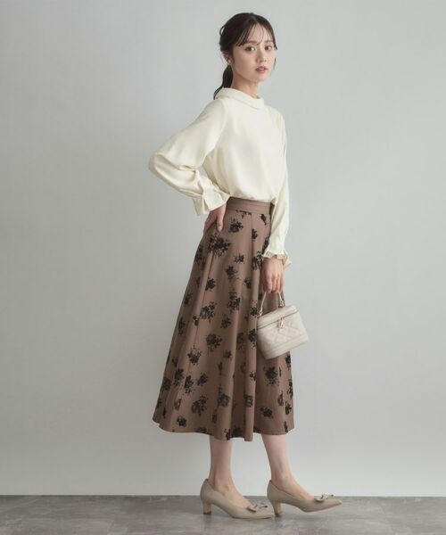 Couture Brooch / クチュールブローチ シャツ・ブラウス | 【大人可愛い・通勤】ロールカラーバックリボンブラウス | 詳細2