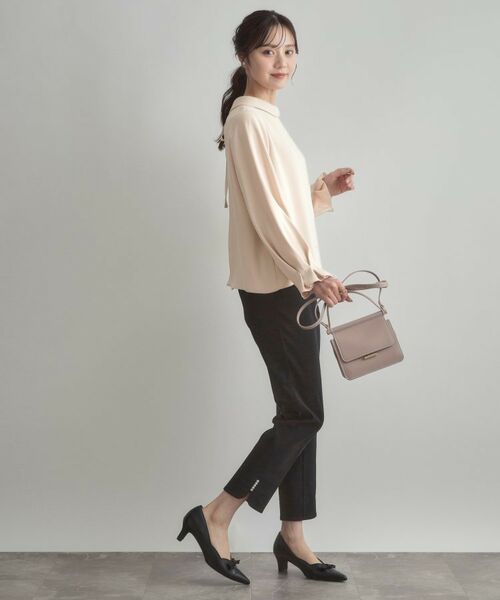 Couture Brooch / クチュールブローチ シャツ・ブラウス | 【大人可愛い・通勤】ロールカラーバックリボンブラウス | 詳細22