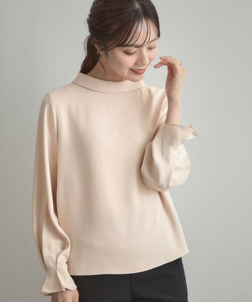 Couture Brooch / クチュールブローチ シャツ・ブラウス | 【大人可愛い・通勤】ロールカラーバックリボンブラウス | 詳細24