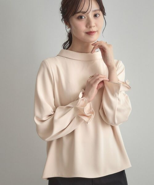 Couture Brooch / クチュールブローチ シャツ・ブラウス | 【大人可愛い・通勤】ロールカラーバックリボンブラウス | 詳細25