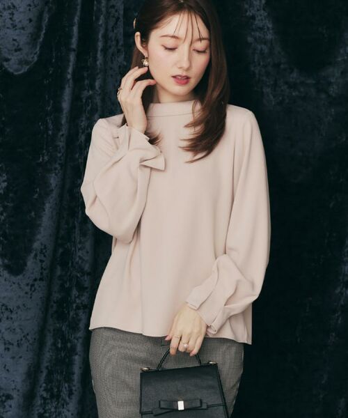 Couture Brooch / クチュールブローチ シャツ・ブラウス | 【大人可愛い・通勤】ロールカラーバックリボンブラウス | 詳細29