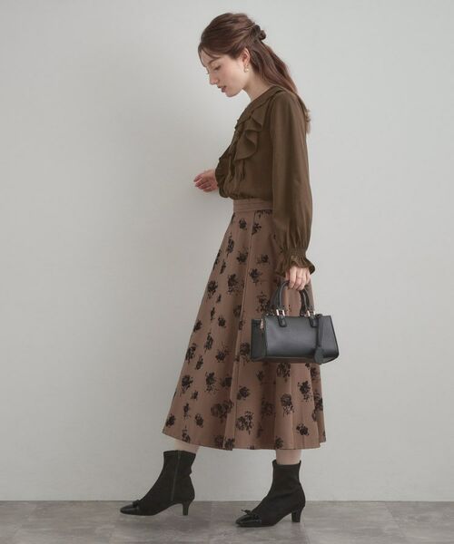 Couture Brooch / クチュールブローチ シャツ・ブラウス | 【大人可愛い・通勤】ラッフルフリルブラウス | 詳細10