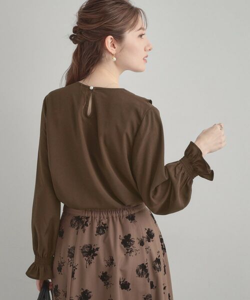 Couture Brooch / クチュールブローチ シャツ・ブラウス | 【大人可愛い・通勤】ラッフルフリルブラウス | 詳細15