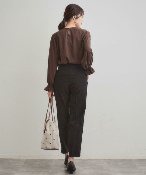 Couture Brooch / クチュールブローチ シャツ・ブラウス | 【大人可愛い・通勤】ラッフルフリルブラウス | 詳細18