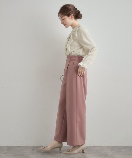 Couture Brooch / クチュールブローチ シャツ・ブラウス | 【大人可愛い・通勤】ラッフルフリルブラウス | 詳細2