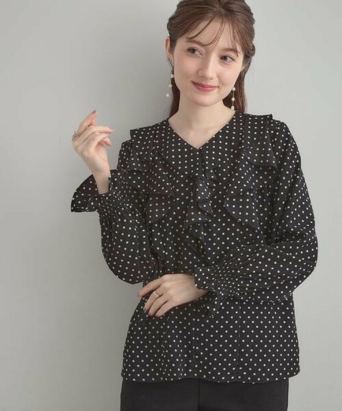 Couture Brooch / クチュールブローチ シャツ・ブラウス | 【大人可愛い・通勤】ラッフルフリルブラウス | 詳細29